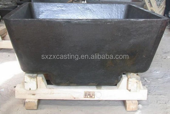 1.2 Cubic Slag Pan with 1600°C Heat Resistance for Steel Mills