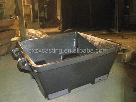 10-50 Tons Round Slag Pan 1.2 Cubic Volume for Steel Mills